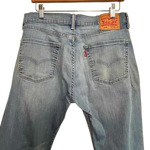 Vintage Levis 505 Straight Leg Jeans Red Tab 32x30 Regular Fit Normcore Denim - Picture 1 of 9